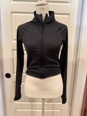 Under Armour Black Full-Zip Athletic Jacket